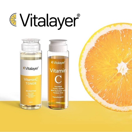 پک تونر و شوینده  صورت ویتامین سی ویتالیر